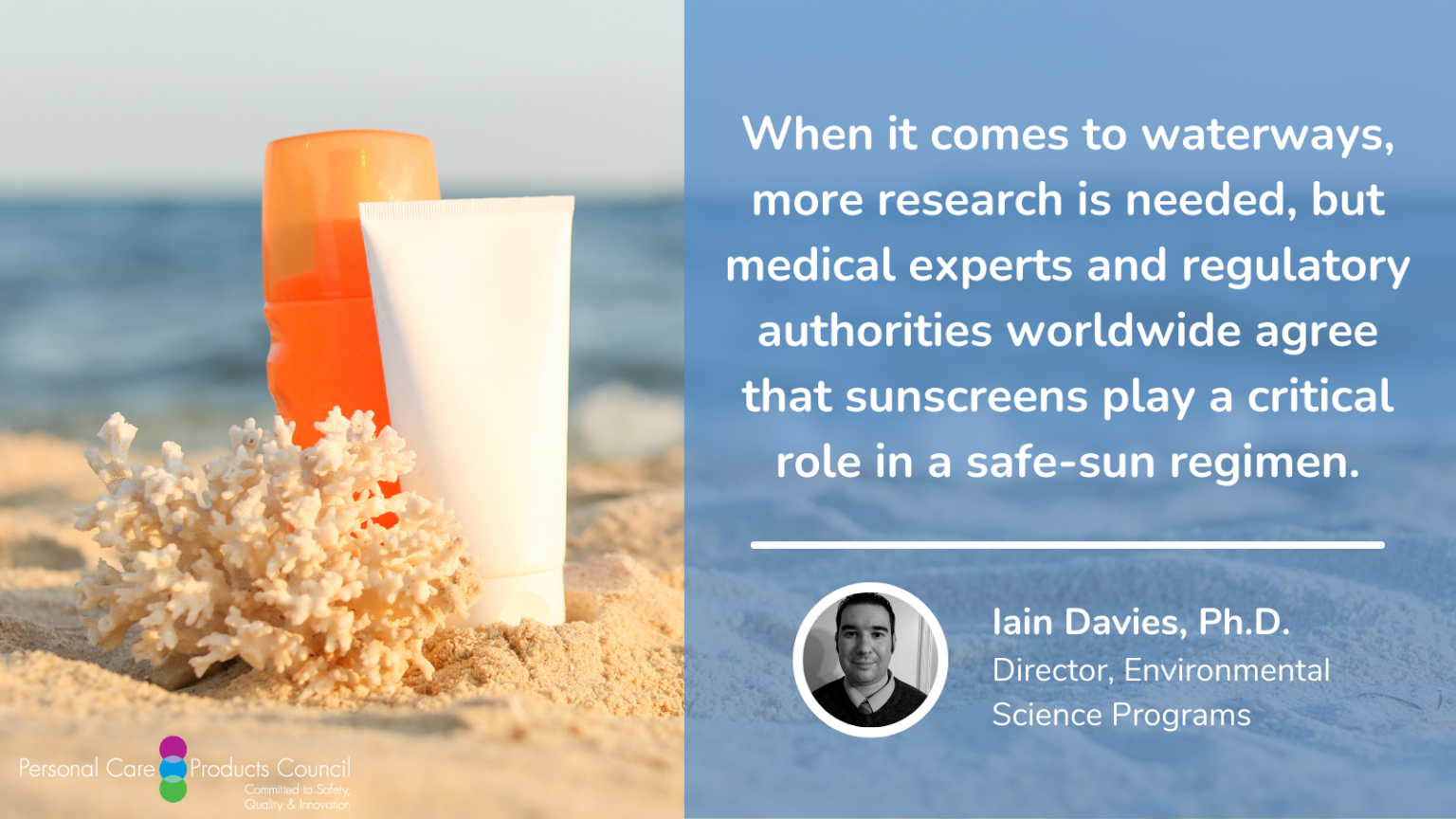 Sunscreens, Waterways and Science What We Know Personal Care